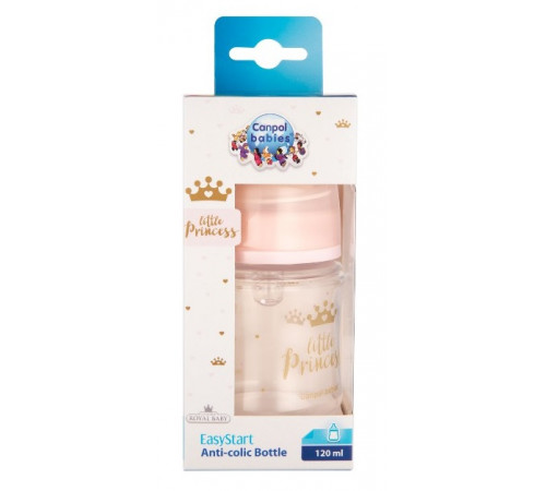 canpol 35/233 Бутылочка антиколиковая easy start royal baby 120 мл. (0+) 