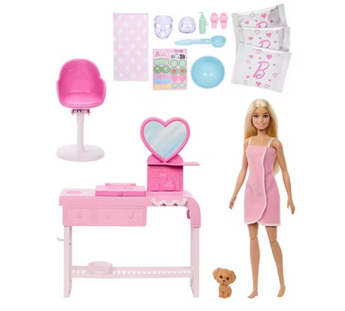 barbie hyv31 Игровой набор с куклой "Спа-день"