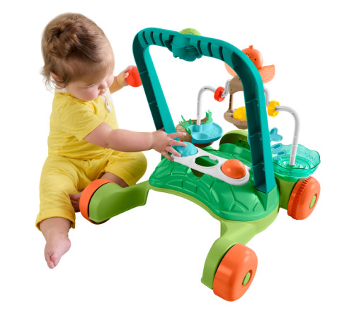 fisher-price jkd63 Интерактивные ходунки-каталка "Черепашка с шариками"