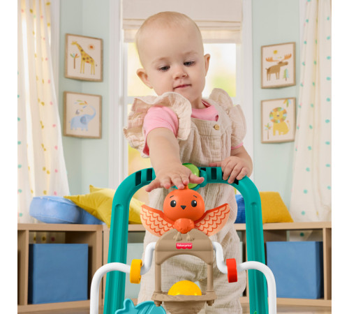 fisher-price jkd63 Интерактивные ходунки-каталка "Черепашка с шариками"