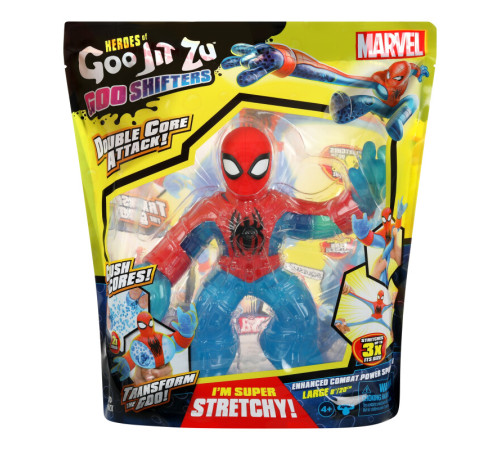  goo jit zu 42626g Стрейч фигурка "marvel goo shifters supergoo spider-man" (20 см.)