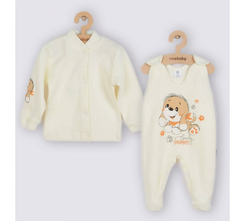  new baby 34204 set 2 un. (bluza+salopetă) "lovely puppy" m. 74 (6-9 luni)