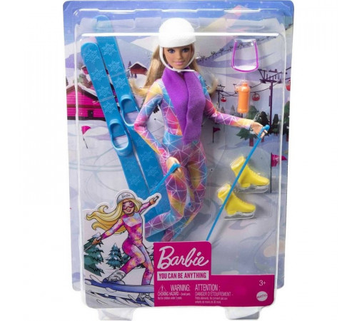 barbie hgm73 Кукла Барби "Лыжница"