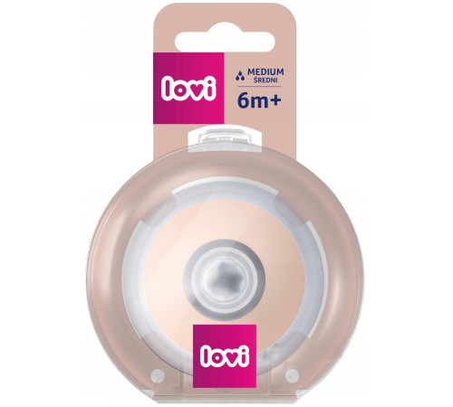  lovi 18/733 tetina din silicon "mammafeel" (6 luni+) 1 buc.