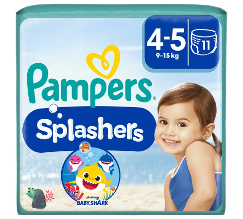 Pampers Splashers 4-5 (9-15 кг.) 11 шт.   pampers splashers 4-5 (9-15 кг.) 11 шт.