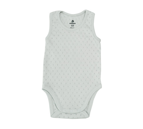 Haine pentru copii in Moldova minikin 25170568 body "frunză ajurata" (m.68) gri