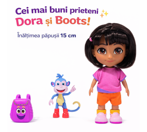  spin master 6071800 set "cei mai buni prieteni dora și boots" (15 cm)
