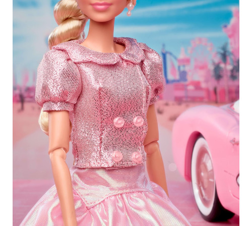 barbie jbj53 Коллекционная кукла "the move" в розовом пышном платье