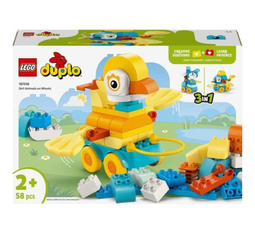 Lego Duplo 10448 Конструктор "Животные на колесах" (47 дет.) Детский магазин в Кишиневе в Молдове lego duplo 10448 Конструктор "Животные на колесах" (47 дет.)