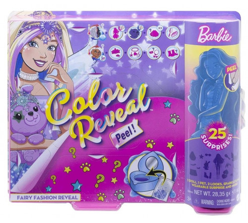 Barbie GXY20 Кукла с с аксессуарами "Color Reveal 25 surprrises!" barbie gxy20 Кукла с с аксессуарами "color reveal 25 surprrises!"