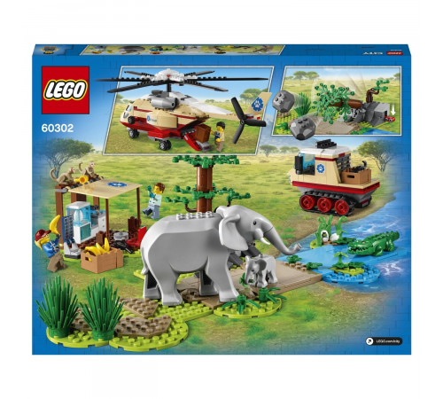 lego city 60302 Конструктор "Операция по спасению дикой природы" (525 дет.)