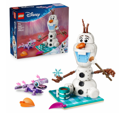 lego disney 43287 constructor "picnicul lui olaf și bruni" (478 el.)