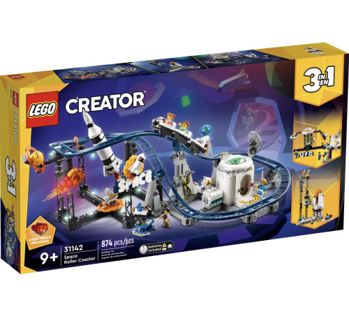  lego creator 31142 constructor 3 in1 "space roller coaster" (874 buc.)