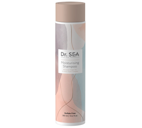  dr.sea Увлажняющий шампунь с марокканским аргановым маслом и комплексом аминокислот (300 мл) 020028