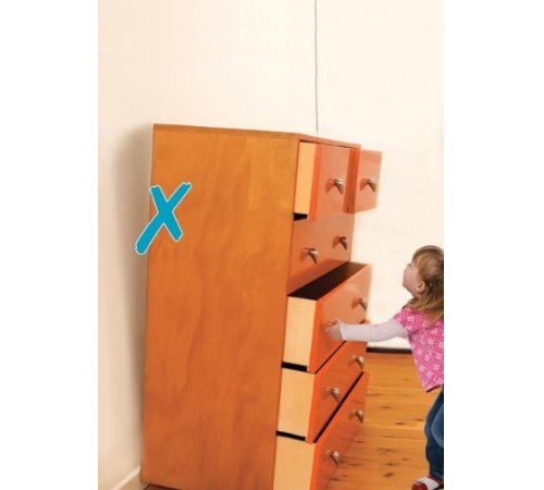 dreambaby f199 curele pentru fixarea mobilierului pe perete (2 buc.)