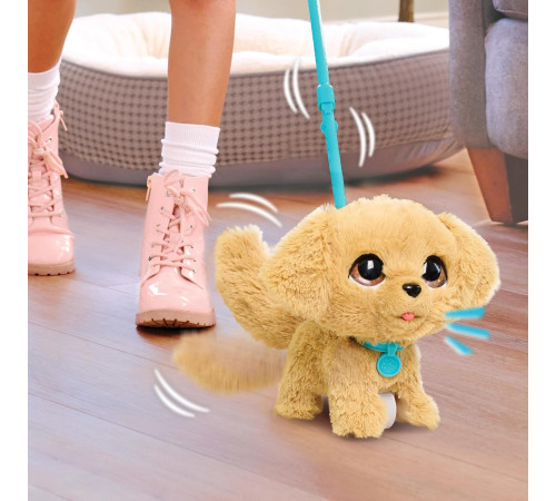 furreal friends 28162 cățeluș interactiv de pluș "wag-a-lots golden retriever"