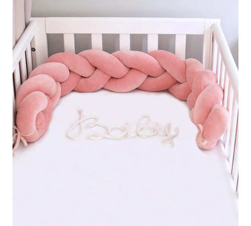 Veres 154.02.16 Bara de protecție impletita "Powdery" (120x15 cm.)  veres 154.02.16 bara de protecție impletita "powdery" (120x15 cm.)