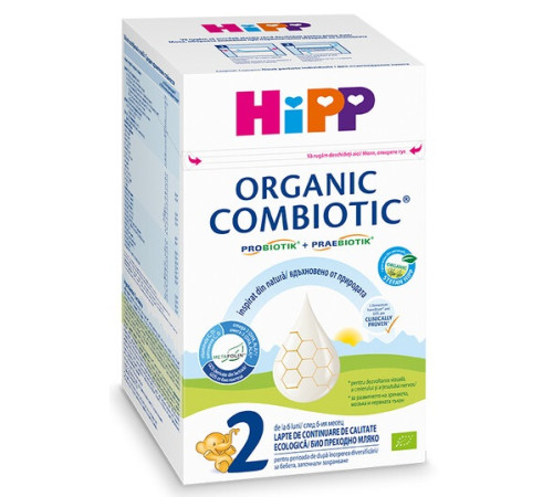Сухая молочная смесь hipp 2105 combiotic 2 (6-12 м.) 800 гр.