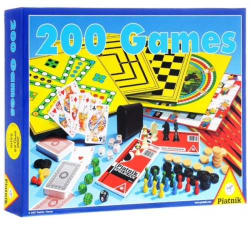 Piatnik 780233 Набор настольных игр "200 в 1" + шахматы piatnik 780233 Набор настольных игр "200 в 1" + шахматы