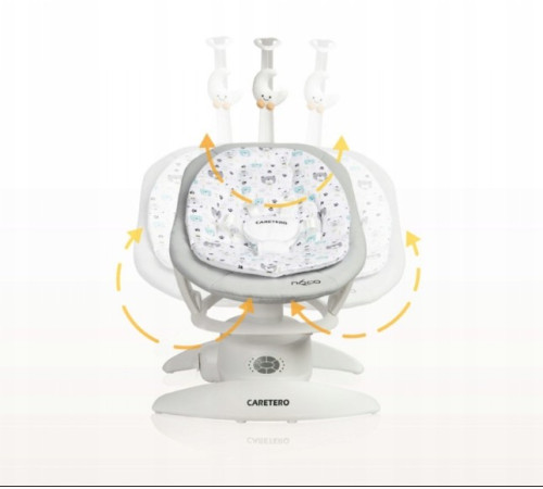 caretero-8012 balansoar electronic "noco" (p&acirc;nă la 9 kg.) grafit
