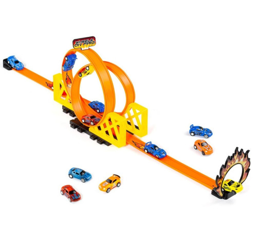  molto 23408 set de joc "pistă cu buclă dublă și 2 mașini"