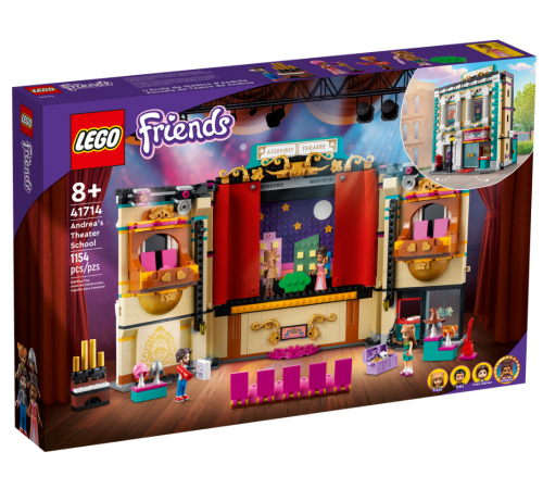  lego friends 41714 constructor "Școala de teatru andrea" ( 1154 el.)