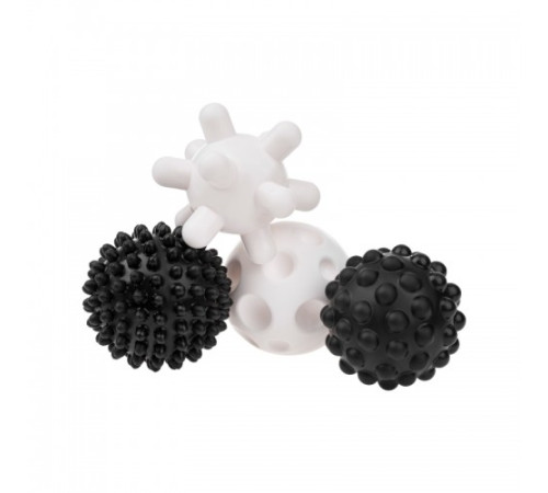 akuku-6930 a0469 Набор Сенсорных Мячиков (чёрно-белый)