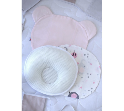 Veres 140.19.1 Подушка ортопедическая 3D (+2 наволочки) Розовая  veres 140.19.1 Подушка ортопедическая 3d (+2 наволочки) Розовая