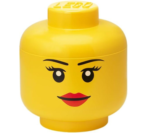  lego Контейнер для хранения small head - girl (16х19,3 см)
