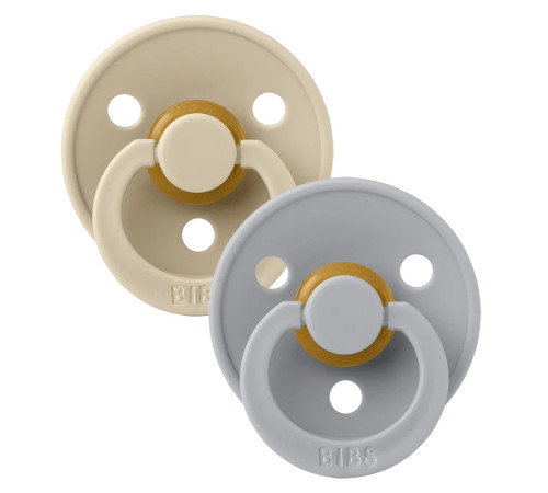 Bibs Suzeta rotunda din latex Color S Cloud & Vanilla (0-6 luni) 2 buc.  bibs suzeta rotunda din latex color s cloud & vanilla (0-6 luni) 2 buc.