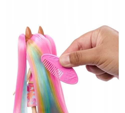enchantimals htj70 papusa "katrice kangaroo cu animalul de companie cangur"