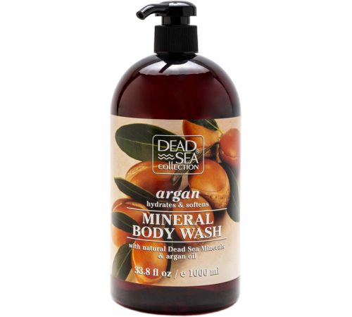  dead sea collection dsc34 Гель для душа с аргановым маслом (1000 мл.) 9397
