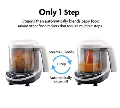 baby brezza Пароварка-блендер food maker deluxe food maker deluxe baby brezza