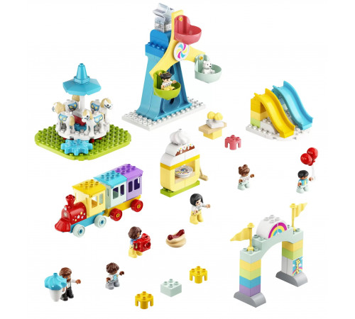 lego duplo 10956 constructor "parcul de distracții" (95 el.)