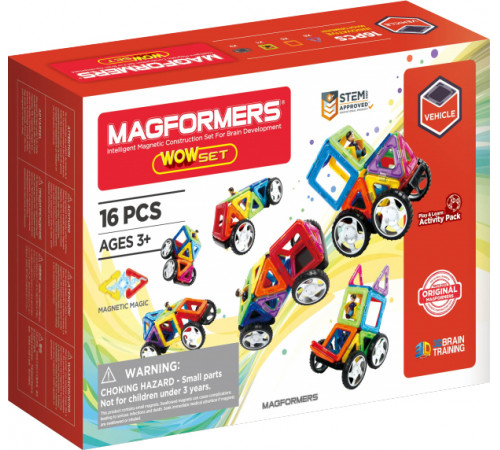  magformers 707004 constructor magnetic "amazing set" (16 el.)