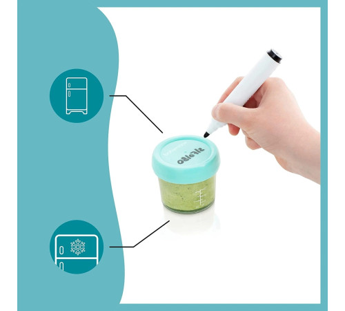 babymoov a004312 set de 8 recipiente din sticlă (4x120ml, 4x240ml)