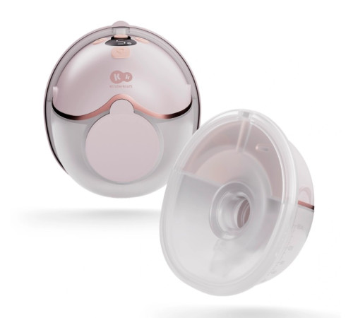 kinderkraft Двойной беспроводной молокоотсос hands-free mamaflow double pink