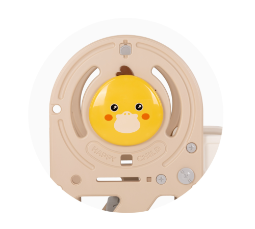 chipolino slduc02401cf tobogan pentru copii "duck" (170 cm) bej