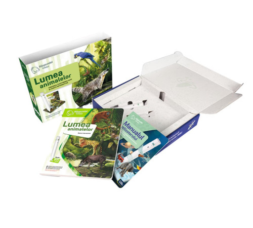 raspundel istetel 69366 set interactiv "lumea animelelor" (include carte si creion electronic)