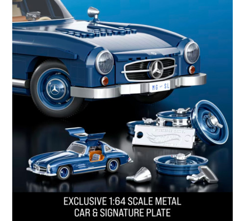 hot wheels hww25 constructor "brick shop mercedes-benz 300 sl" (1600 el.)