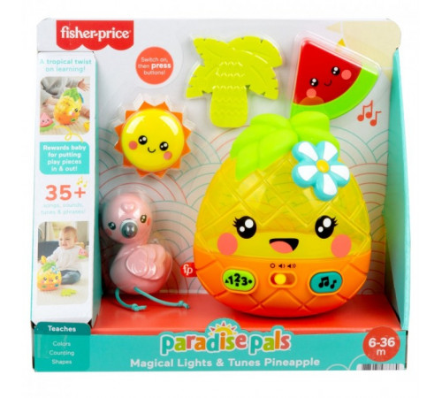 fisher-price gyk20 set de jucarii muzicale "ananas și prieteni" (ing.) 