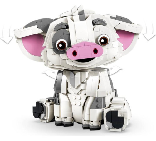 lego disney 43292 Конструктор "Подвижная фигурка поросенка Пуа"(885 дет.)