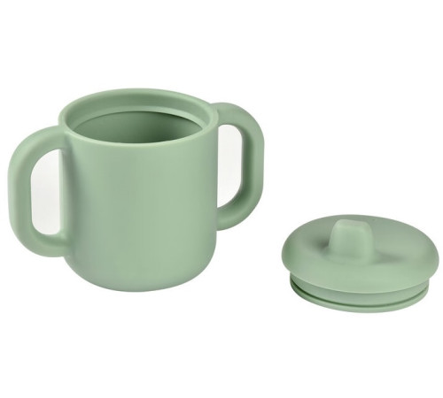 beaba 5784 cana din silicon 170 ml. (8 luni+) verde