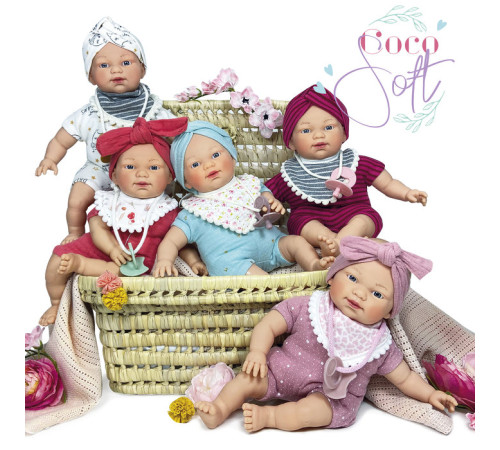Jucării pentru Copii - Magazin Online de Jucării ieftine in Chisinau Baby-Boom in Moldova nines 604 păpușa  "coco soft" (26cm.)