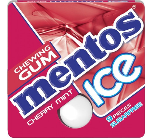  mentos Жевательная резинка "cherry mint ice" (12 гр.)