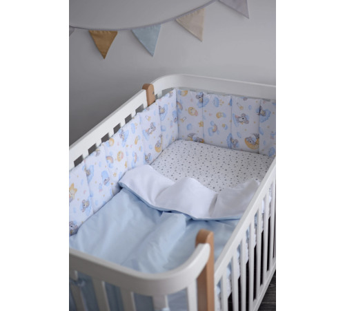  veres 222.02.1 Постельное бельё "sleepy moon blue - 2" (6ед.)