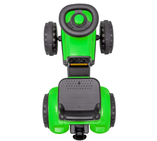 baby mix 58358  tractor pentru copii mici cu remorcă "benny" (verde)