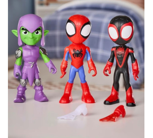 spider-man g3381 set de figurine mari "marvel spidey and his amazing friends" (23 cm)