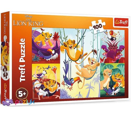  trefl 16478 Пазлы "Храбрый Король Лев" (100 эл.)