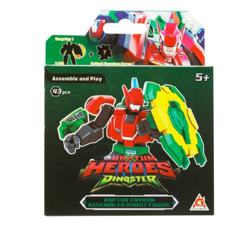  dinoster eu580881a-3 robot-constructor "raptor chyron"  (43 el.)